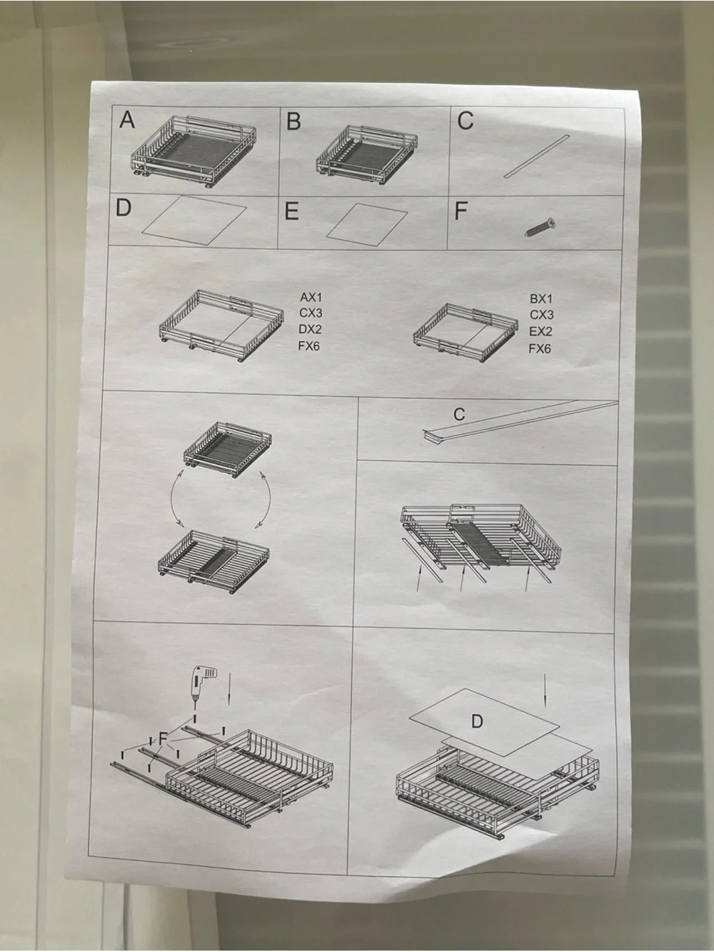 Pull out shelves for kitchen cabinets